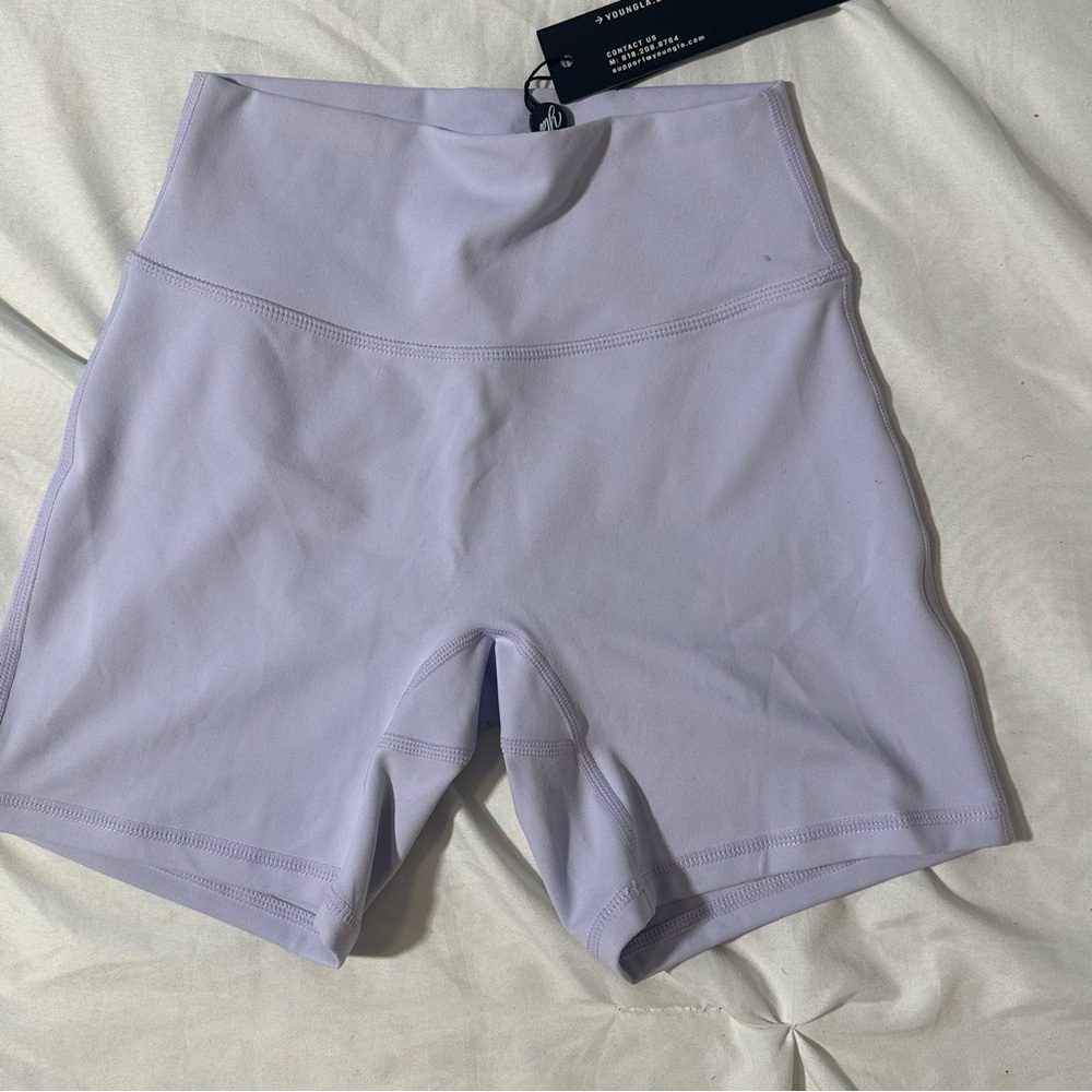 YoungLA Women's Lavender Bike Shorts